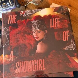 Life of a Showgirl Red Lipstick & Lace vinyl